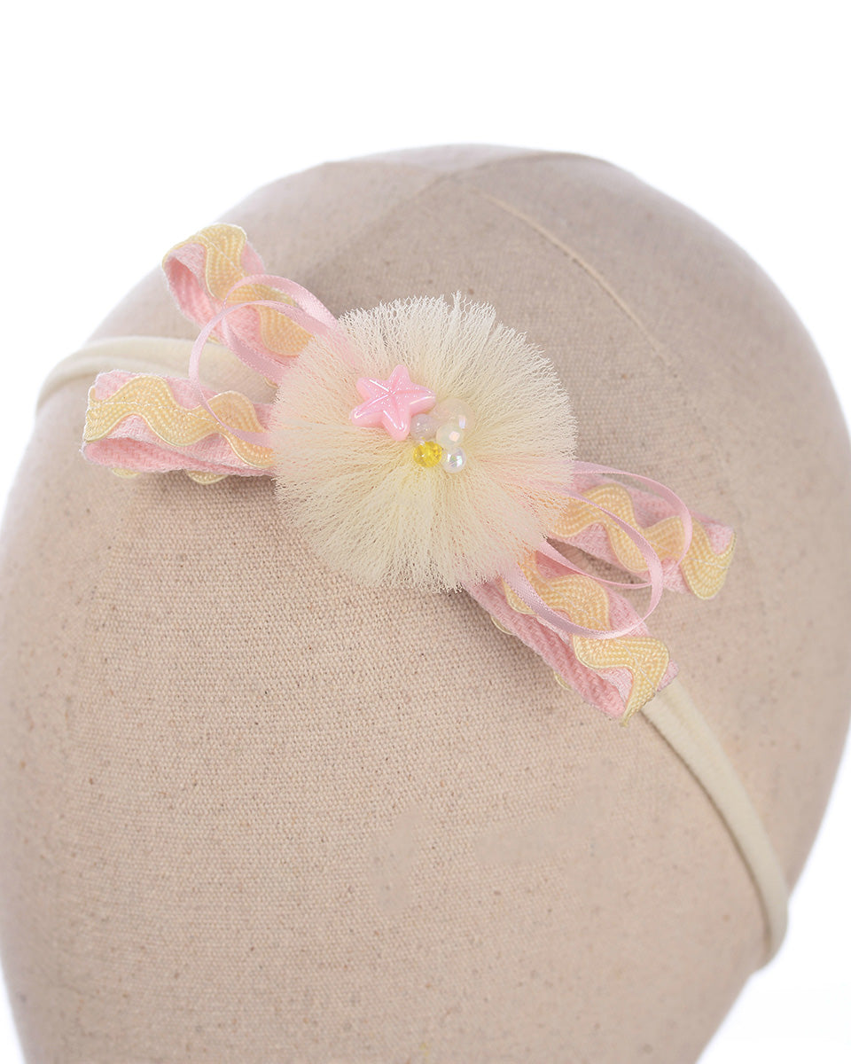 Shellora Baby Headband in Yellow