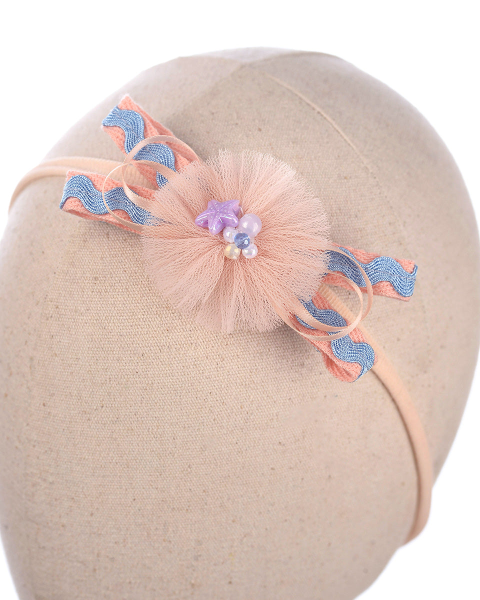 Shellora Baby Headband in Orange