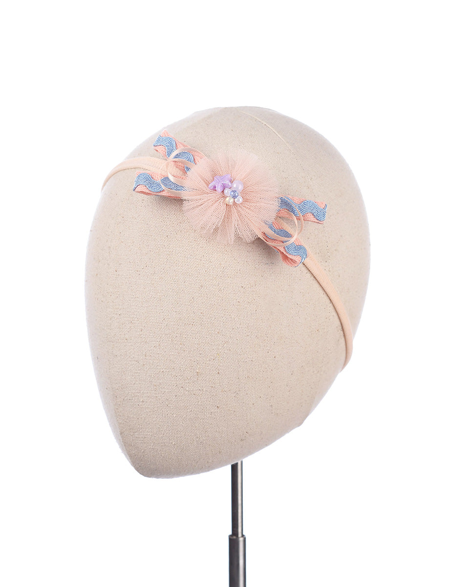 Shellora Baby Headband in Orange