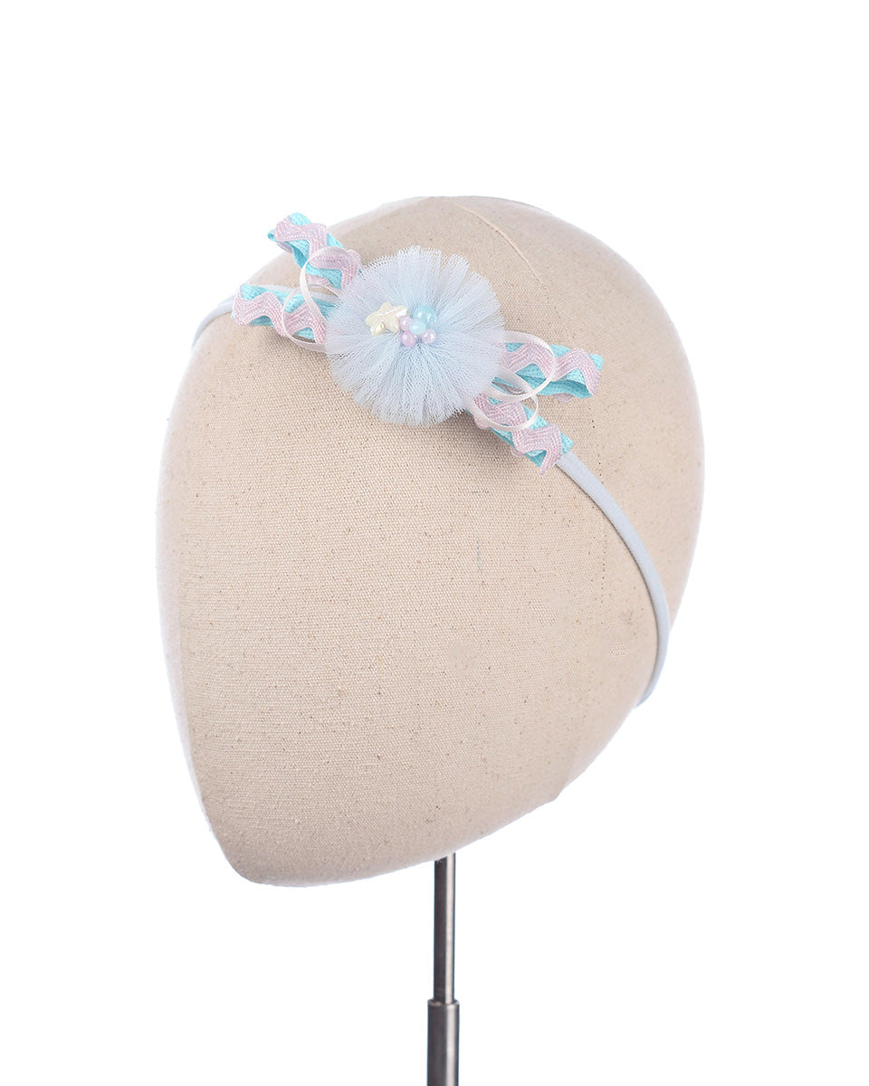 Shellora Baby Headband in Blue