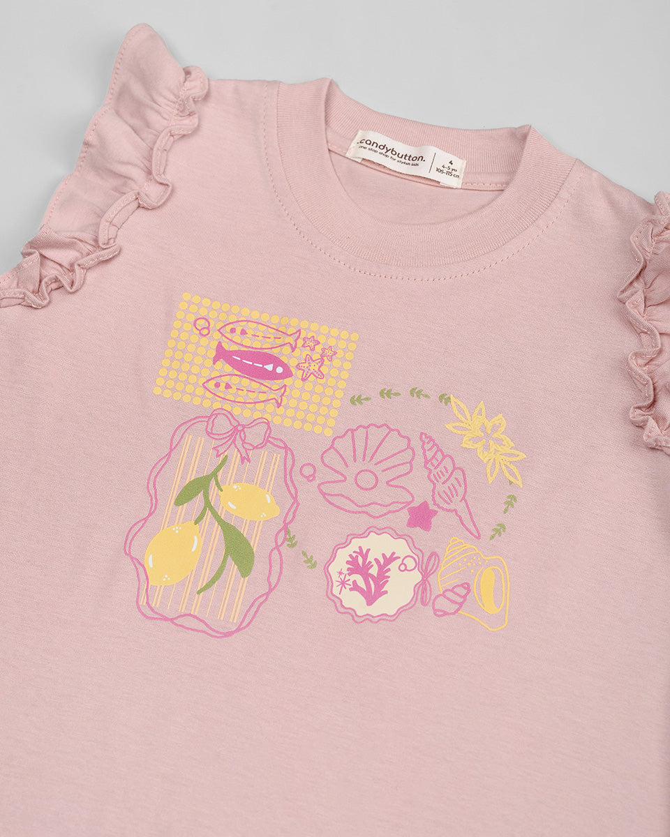 Pearl T-Shirt in Pink