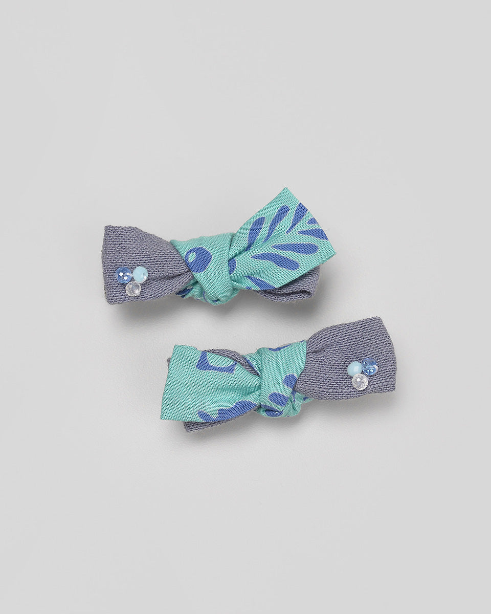 Elok Mini Bow Hairpin in Tosca