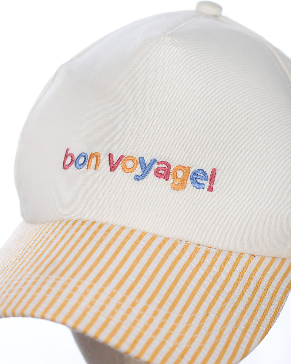 Bon Voyage Cap in Yellow