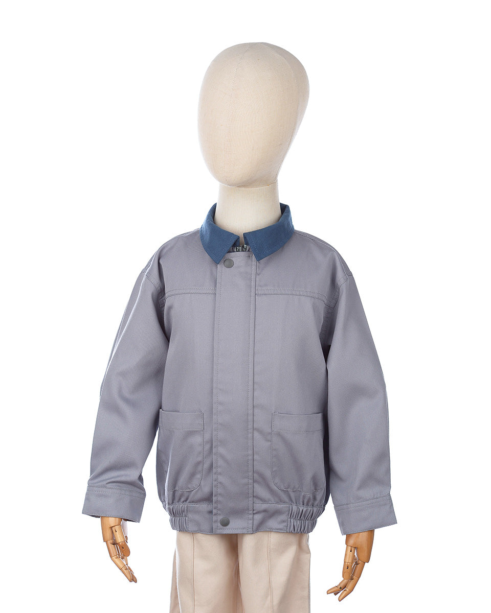 Crunchie Charm Boy Jacket in Charcoal