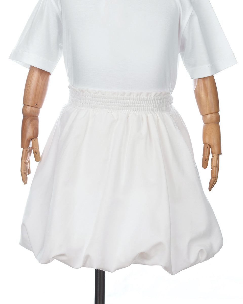 Balloon Skirt in White