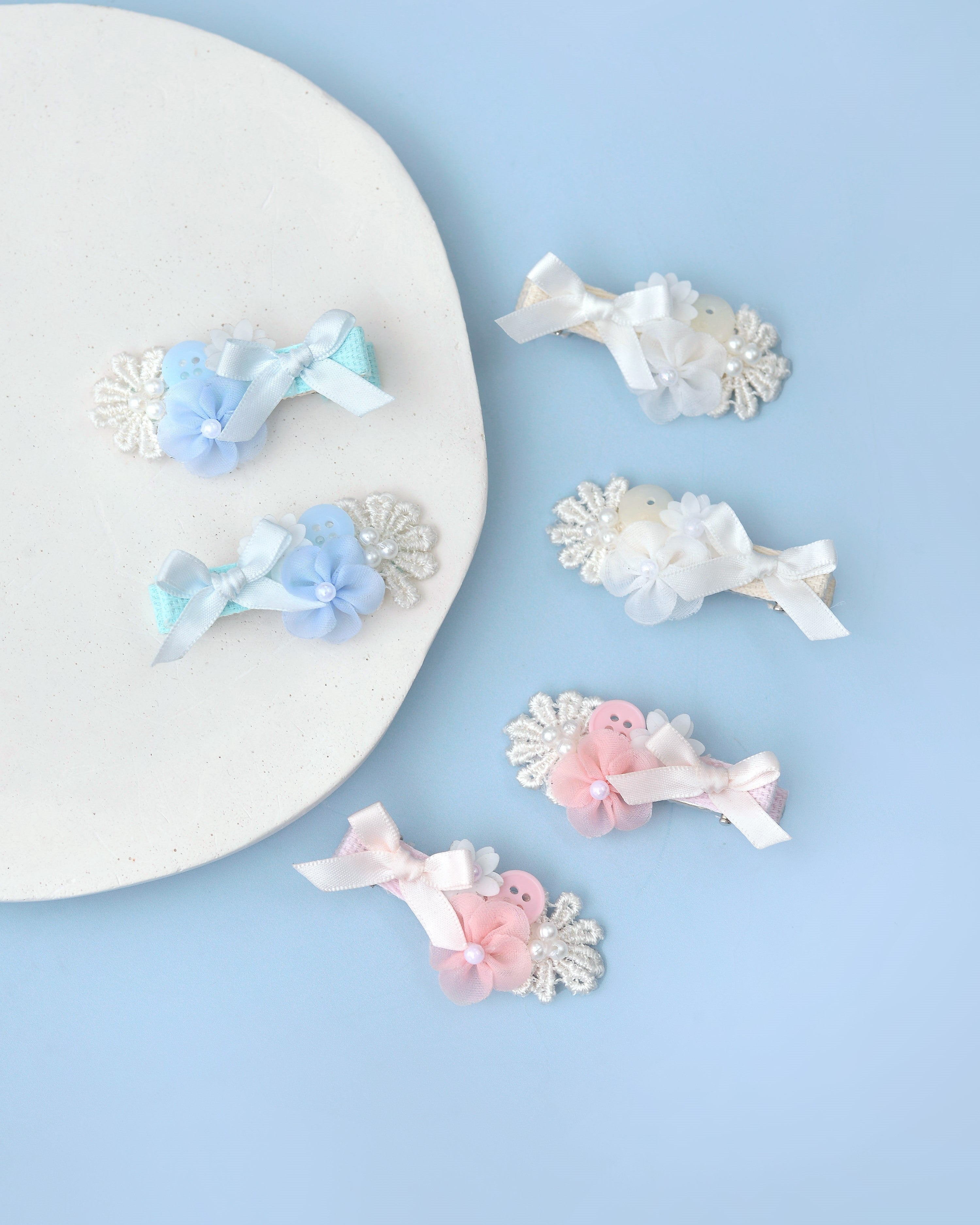 Berry Bonita Hairpin in Blue