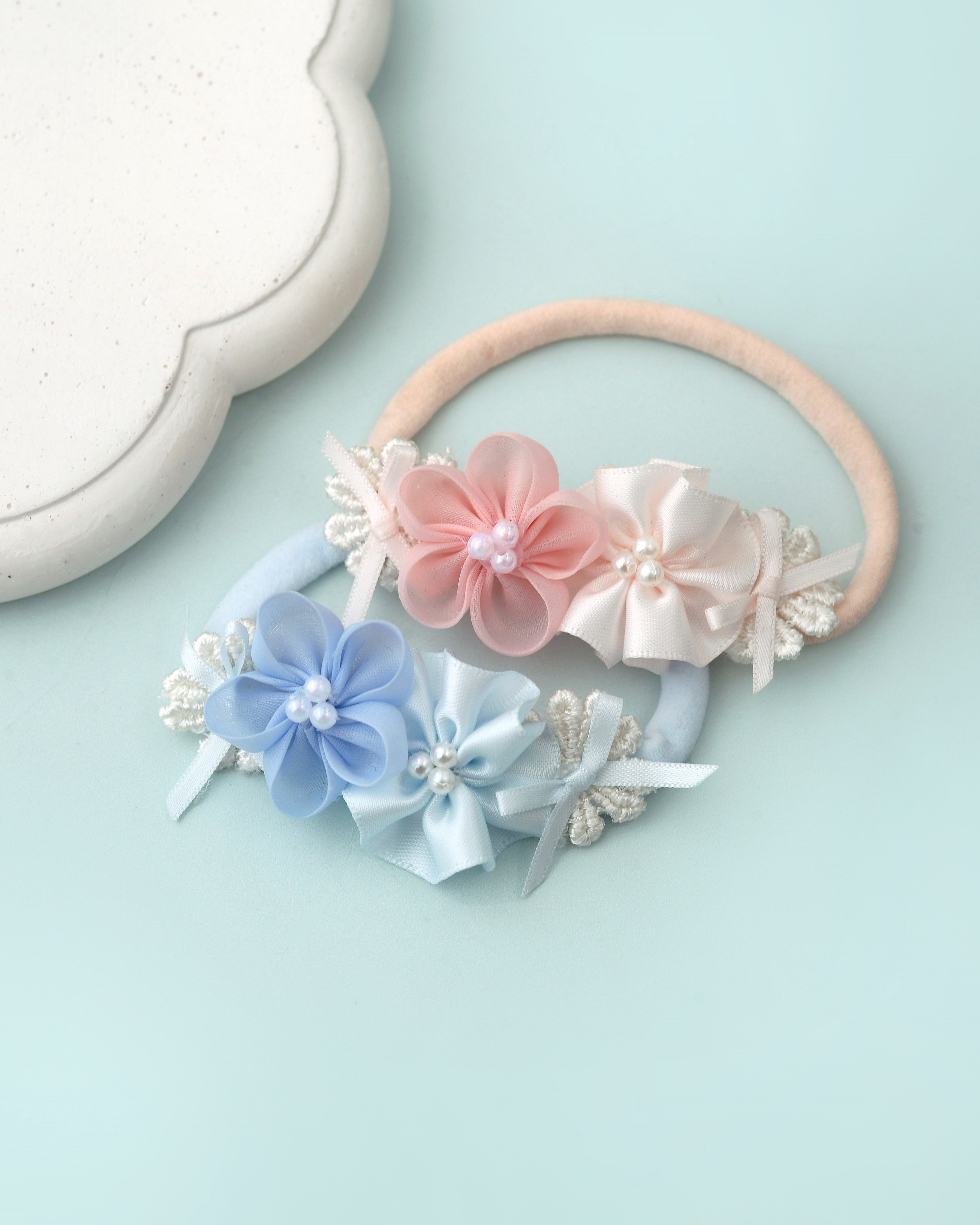 Caramelina Joy Baby Headband in Blue
