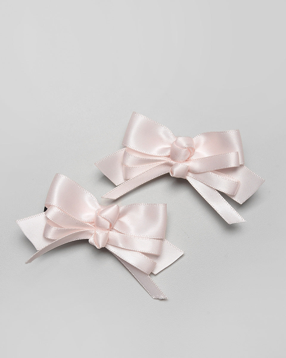 Sprinkle Sienna Bow Hairpin in Vanilla