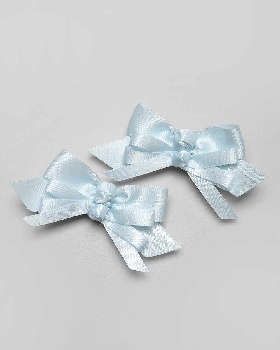Sprinkle Sienna Bow Hairpin in Light Blue