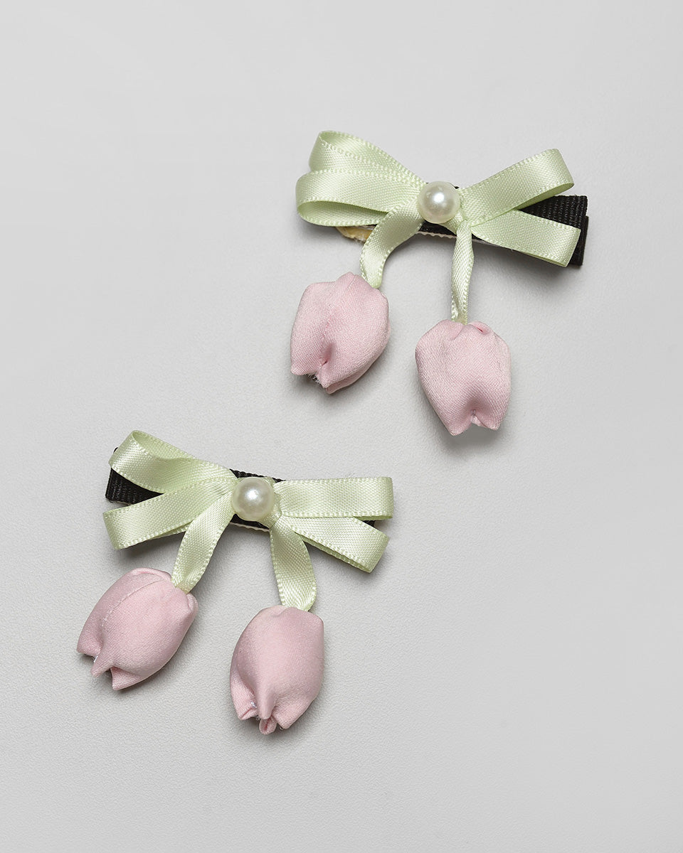 Candy Love Hairpin in Soft Pink