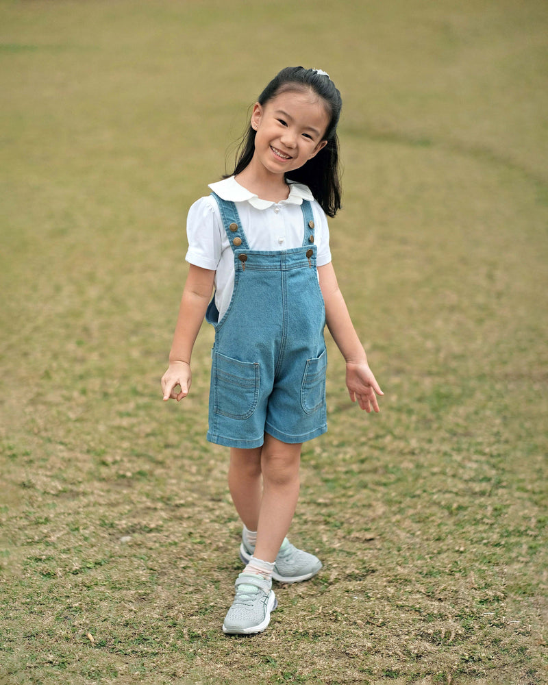 Harriette Collar Blouse in White