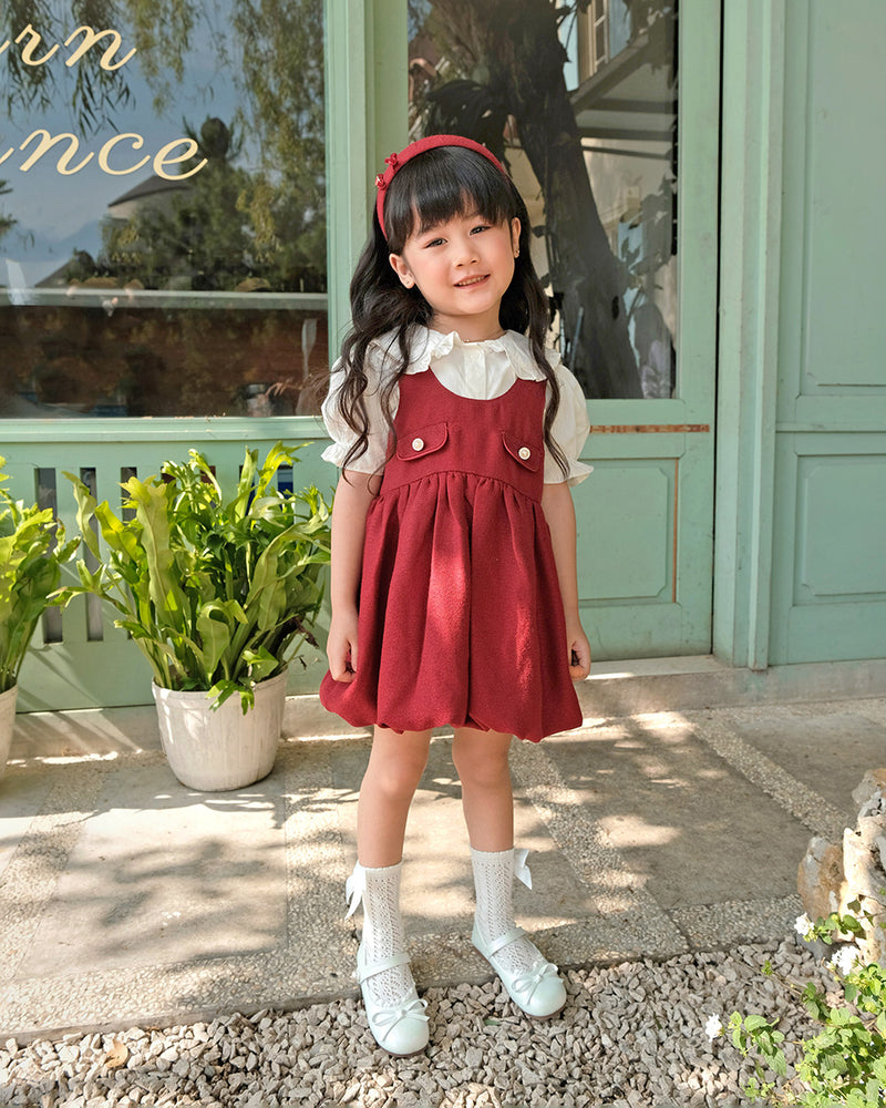 Scarllet Dress Set in Red