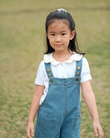 Harriette Collar Blouse in White