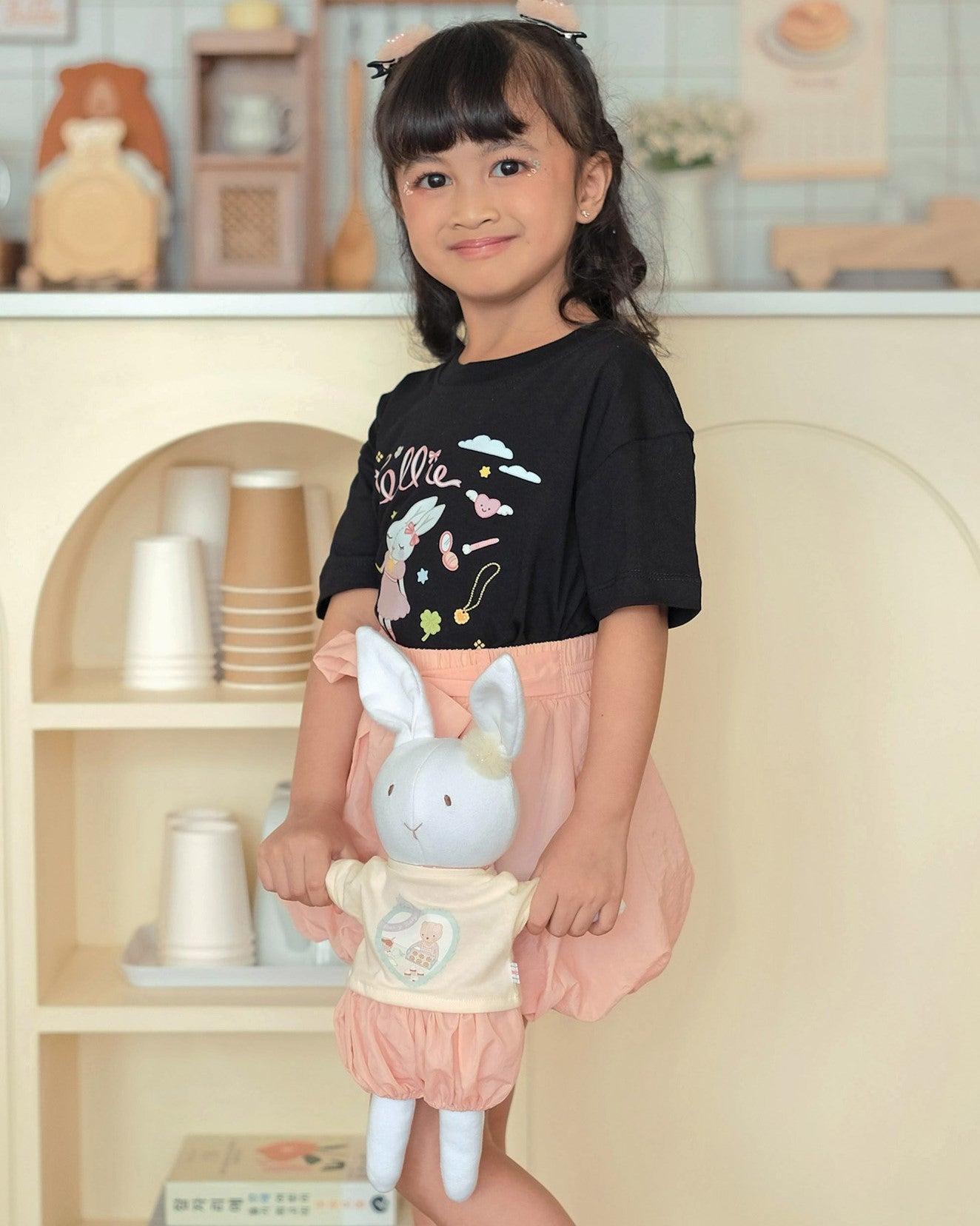 Lollie Bunny Doll in Tee Clothes