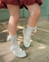 Loudres Bow Shoes in White