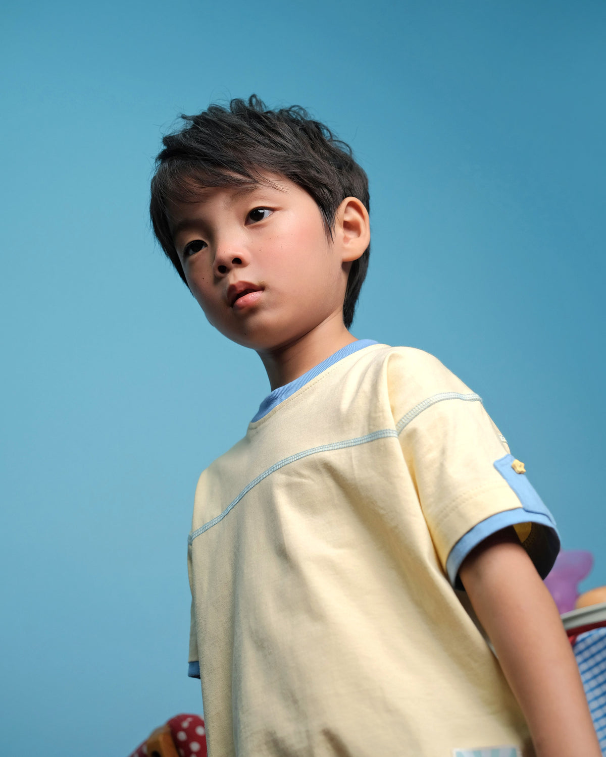 Ziko Contrast T-Shirt in Yellow