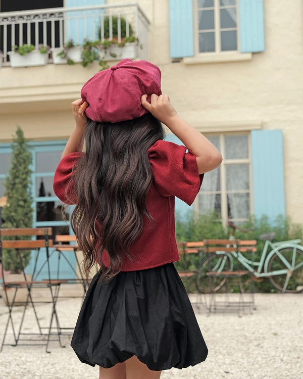 French Beret Hat in Red