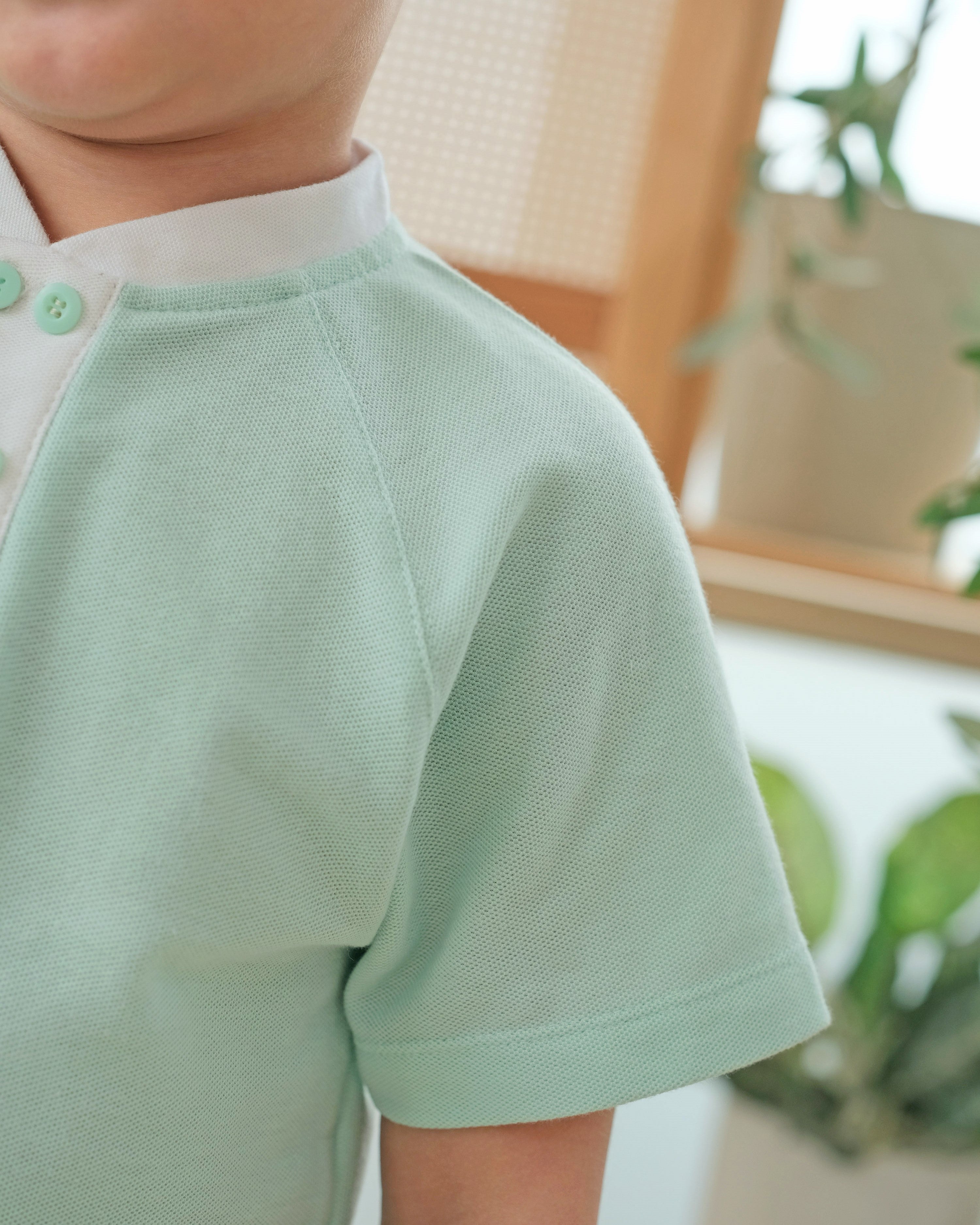 Hunter Pocket Polo Shirt in Aqua Haze
