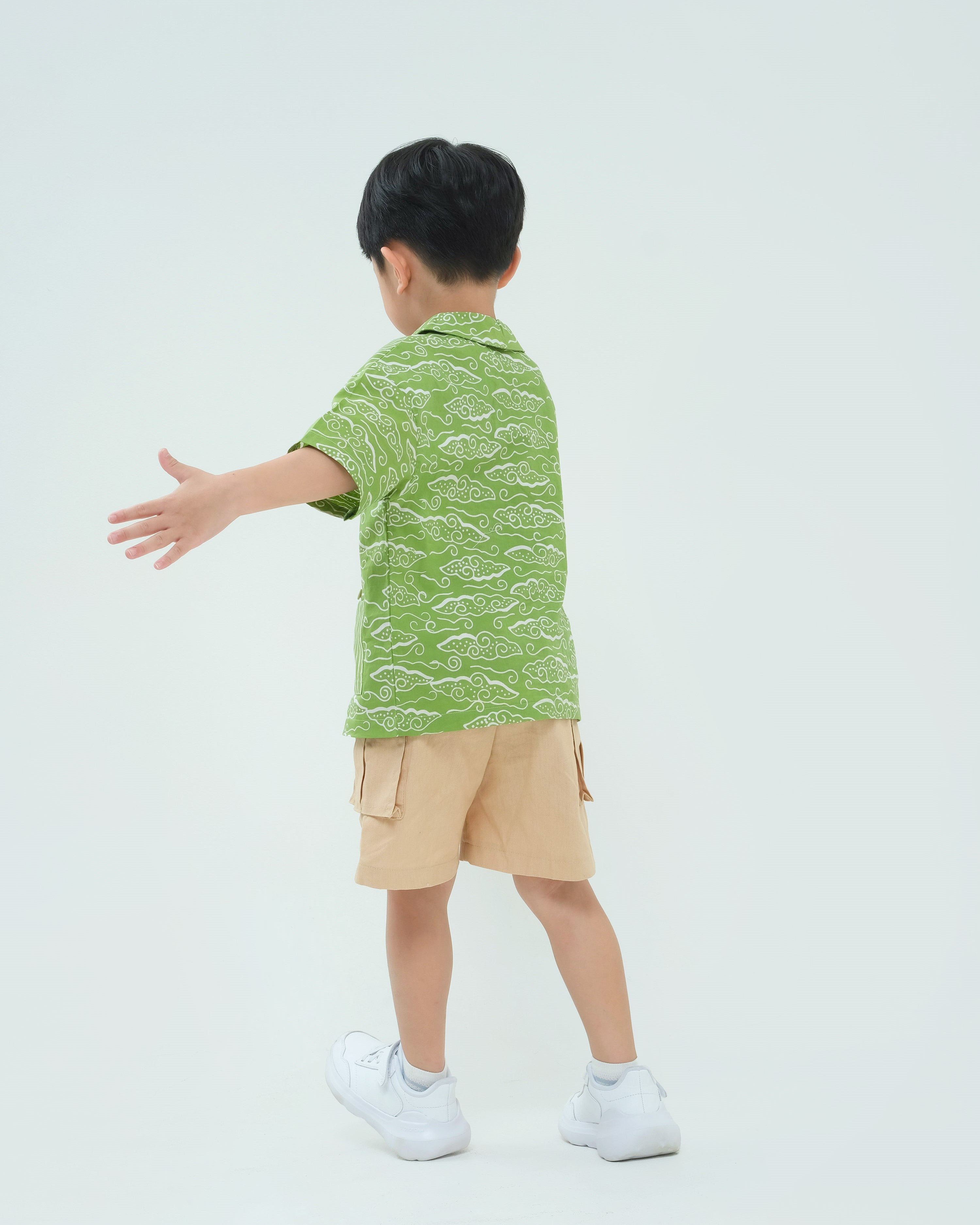 Megamendung Batik Polo Shirt