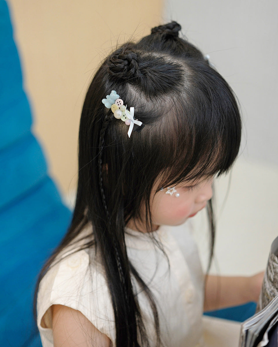 Gummy Hairpin in Blue