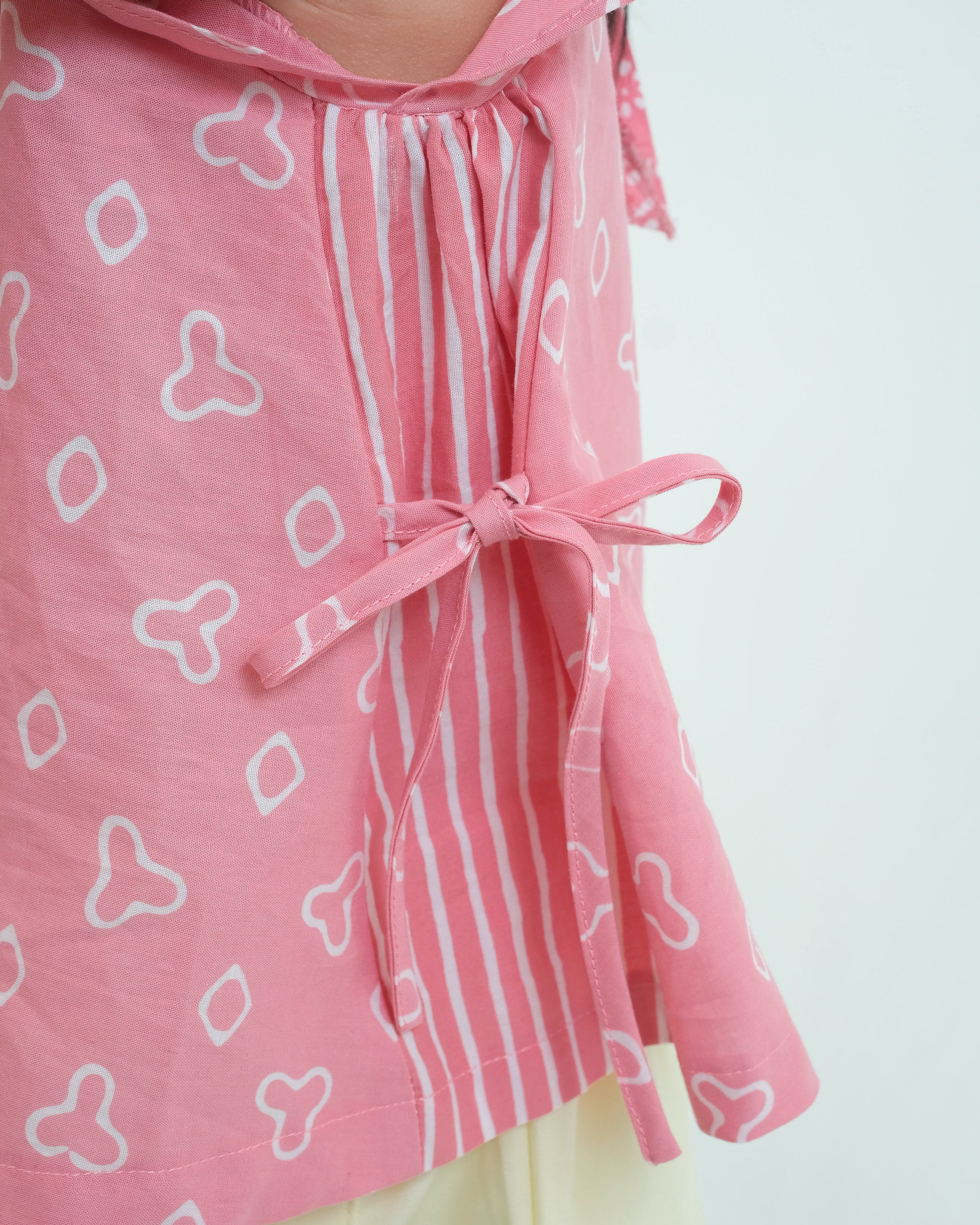 Jumputan Batik Ruffle Blouse