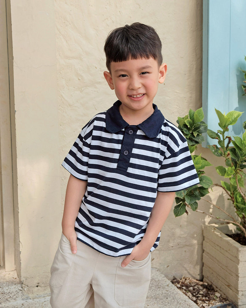 Phillipe Polo Shirt in Navy