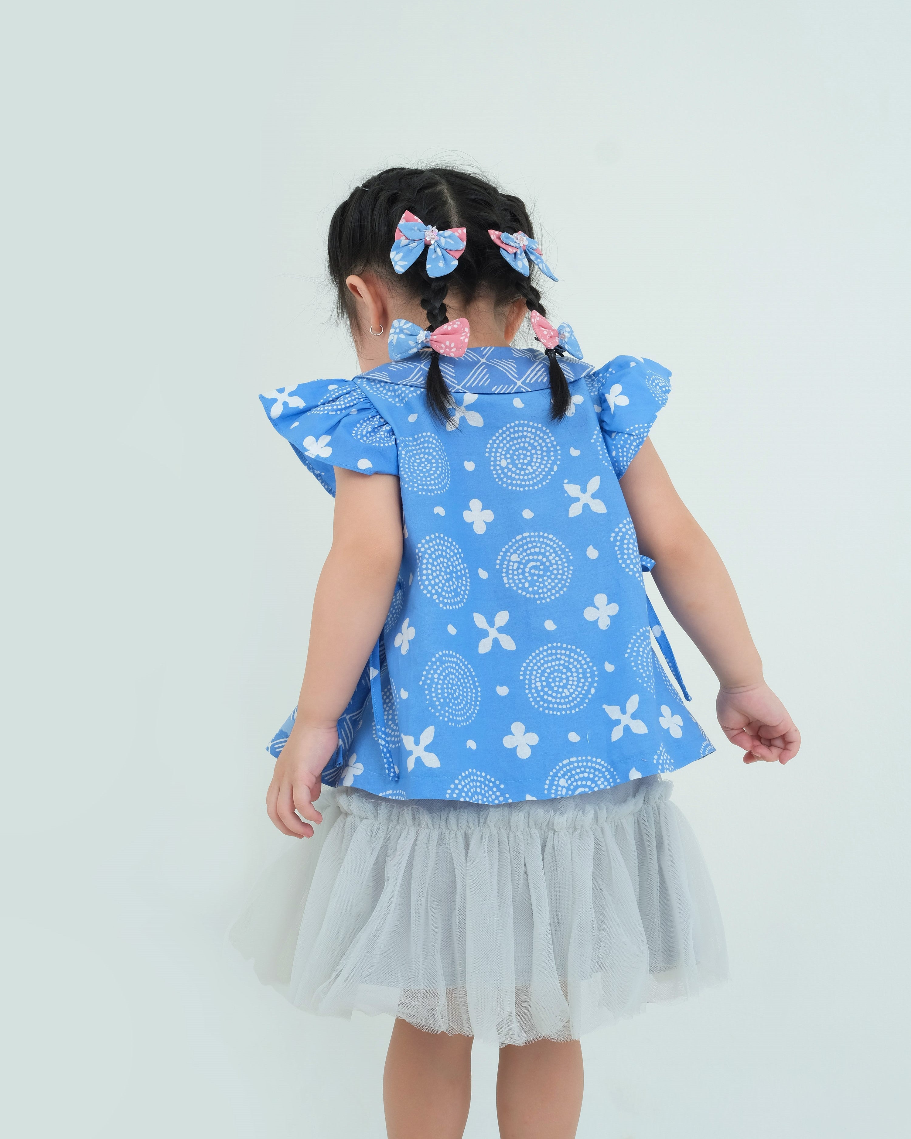 Kolecer Batik Ruffle Blouse