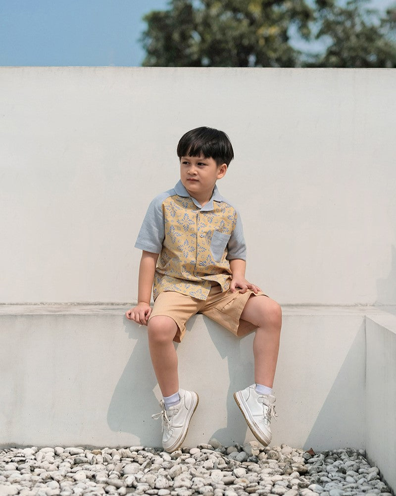 Alun Batik Shirt in Yellow