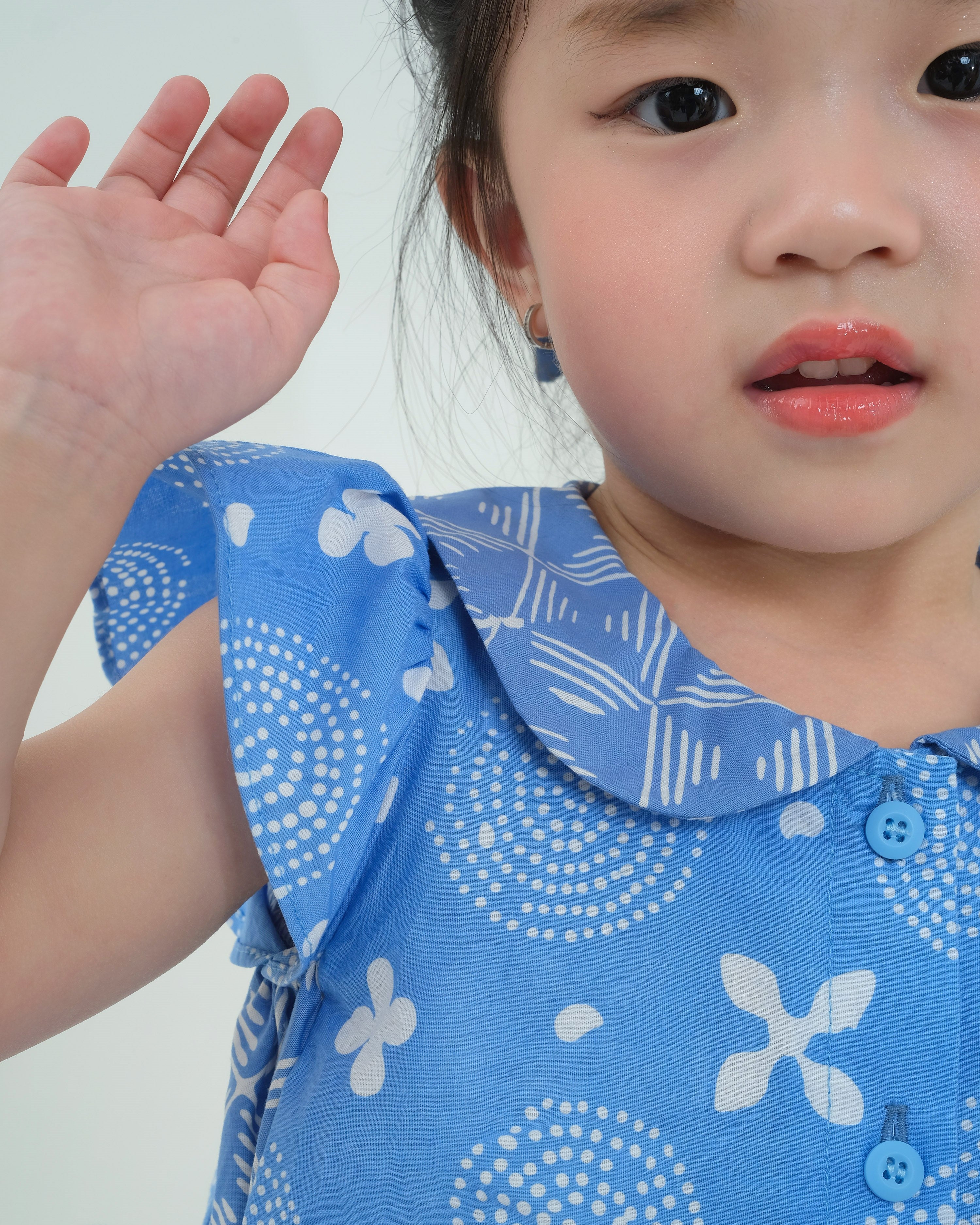 Kolecer Batik Ruffle Blouse
