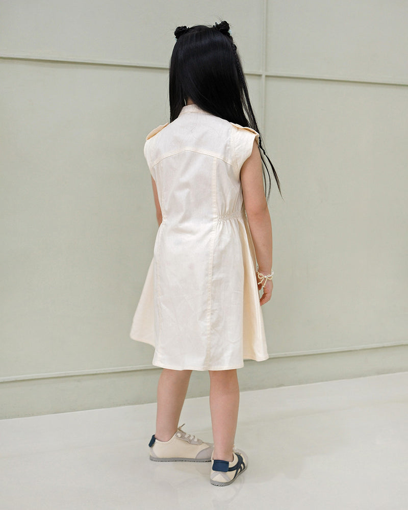 Lane Dress in Beige