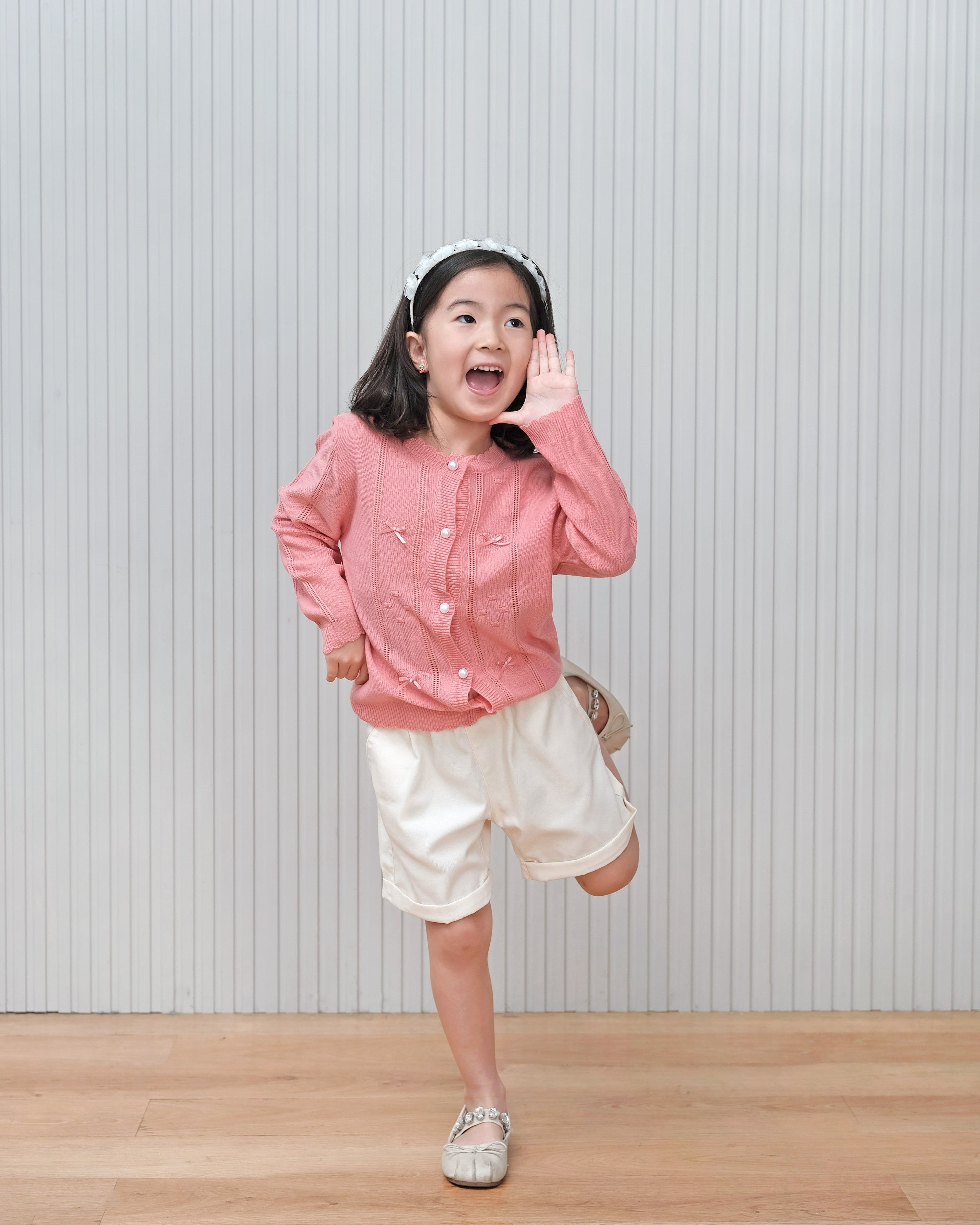 LIMITED EDITION Amora Knit Cardigan in Peony