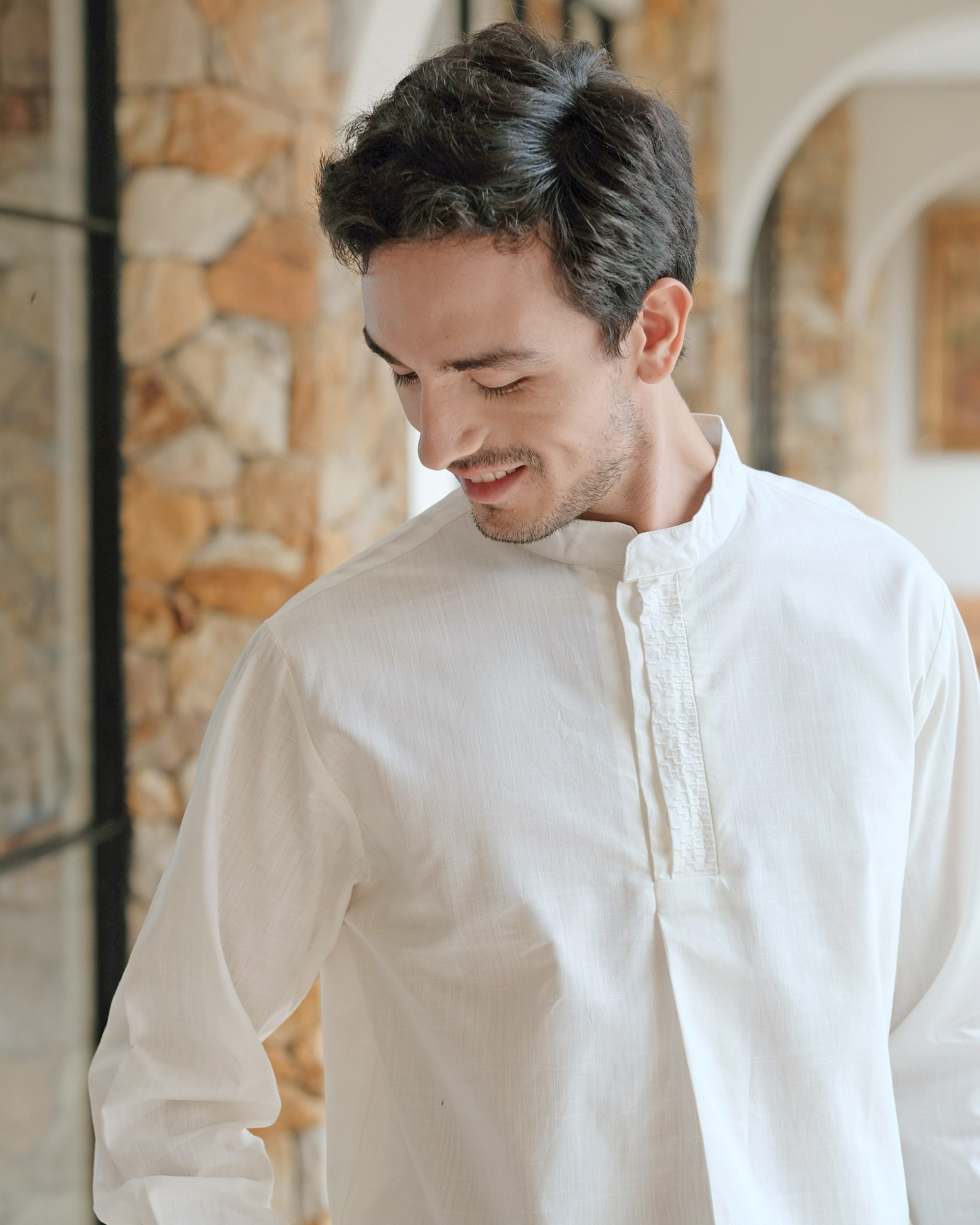 Mr. Ash Koko Shirt in Broken White