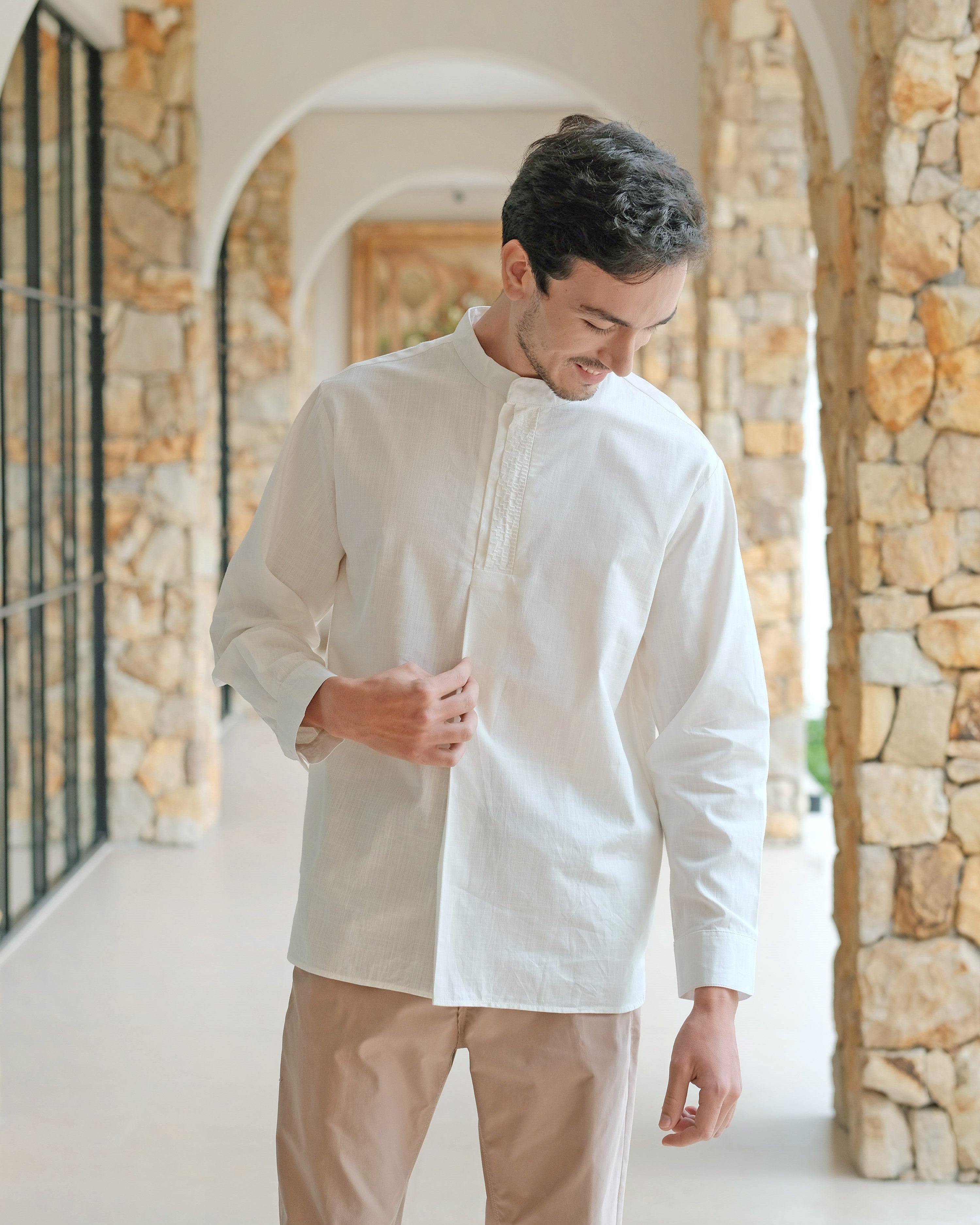 Mr. Ash Koko Shirt in Broken White