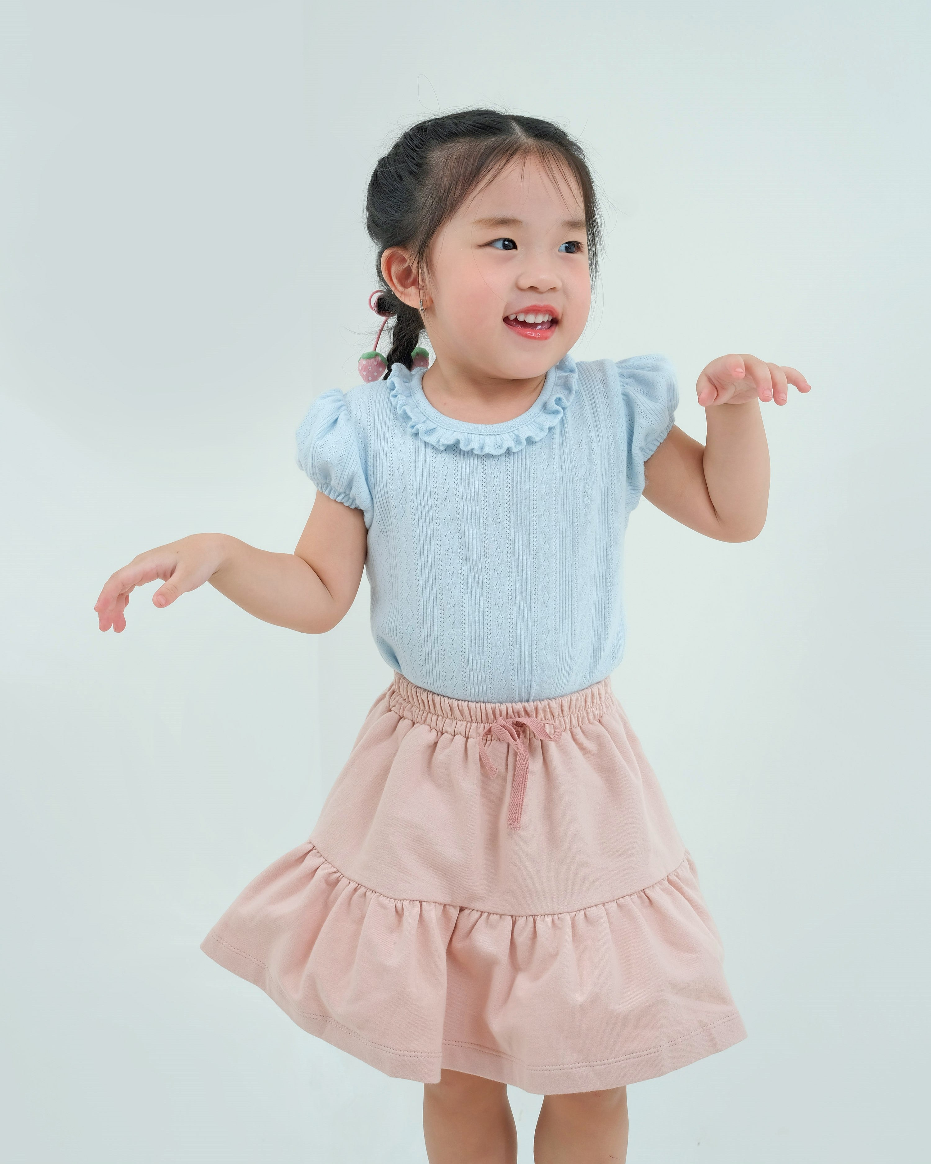 Rosemund Rib Top in Baby Blue