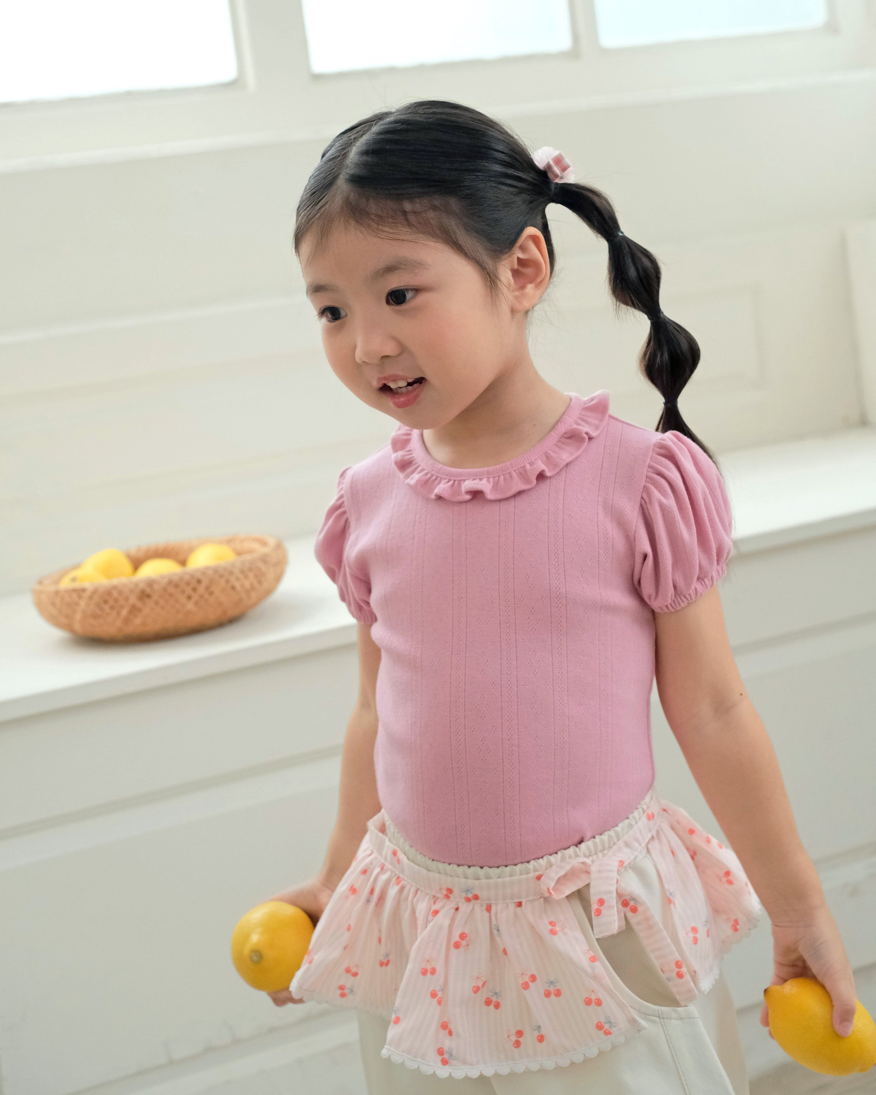 Rosemund Rib Top in Dusty Pink
