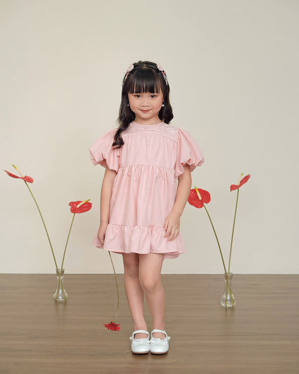 Florescence Qipao Dress in Pink