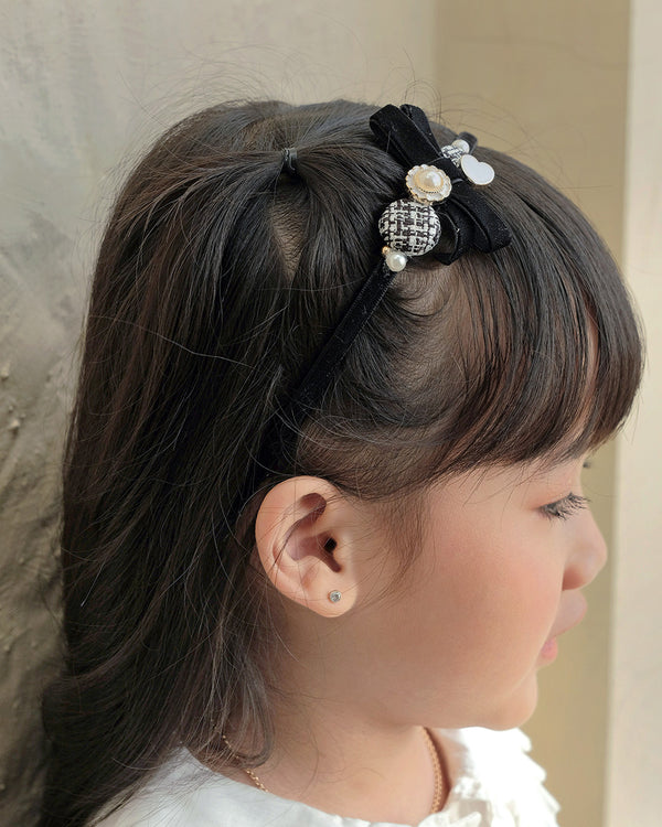 Bijou Headband Black