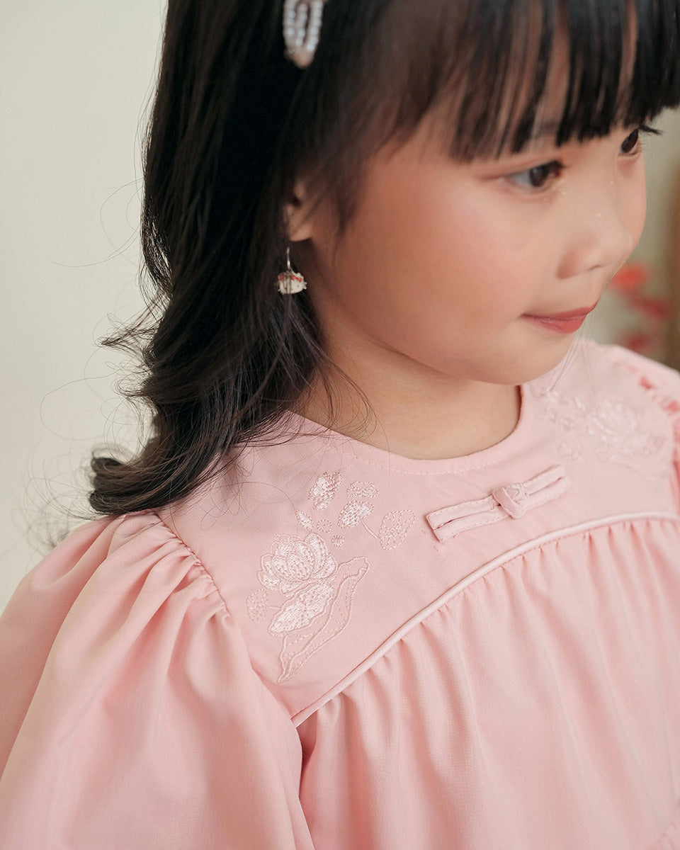 Florescence Qipao Dress in Pink