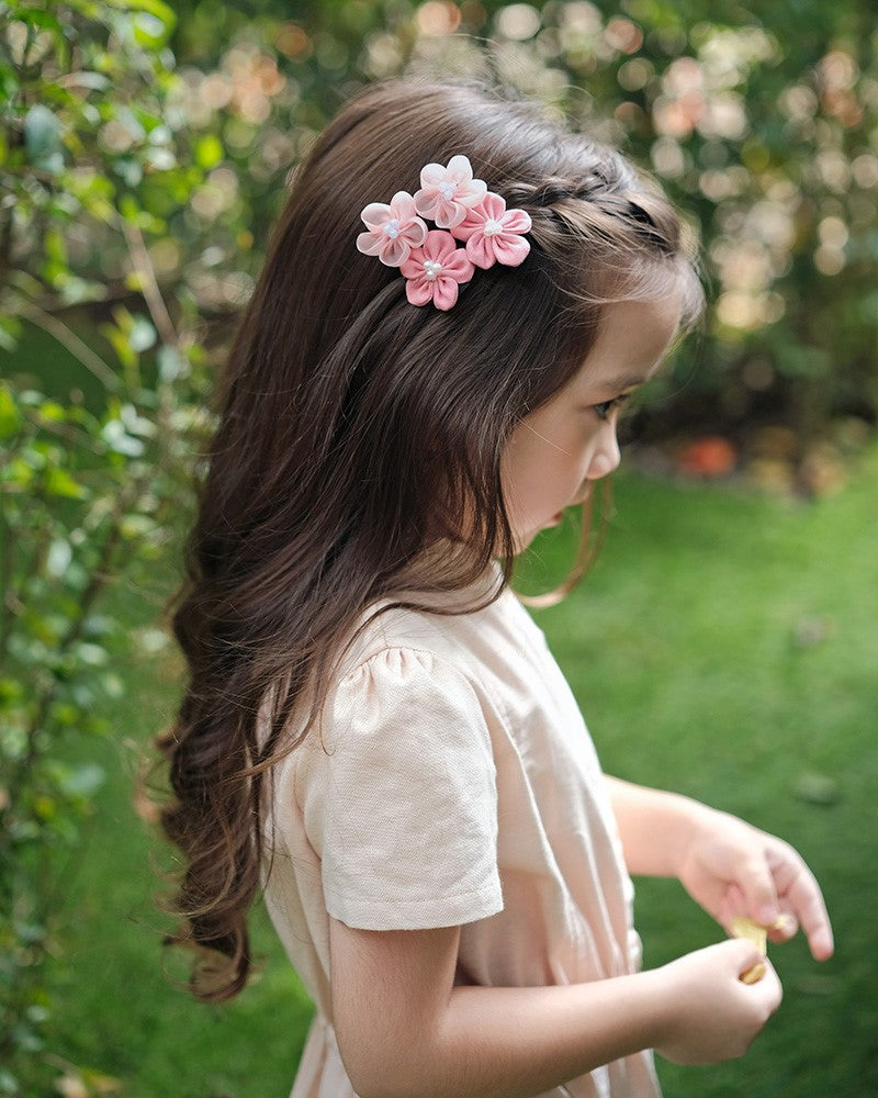 Marshmellow May Dress in Vanilla Rose
