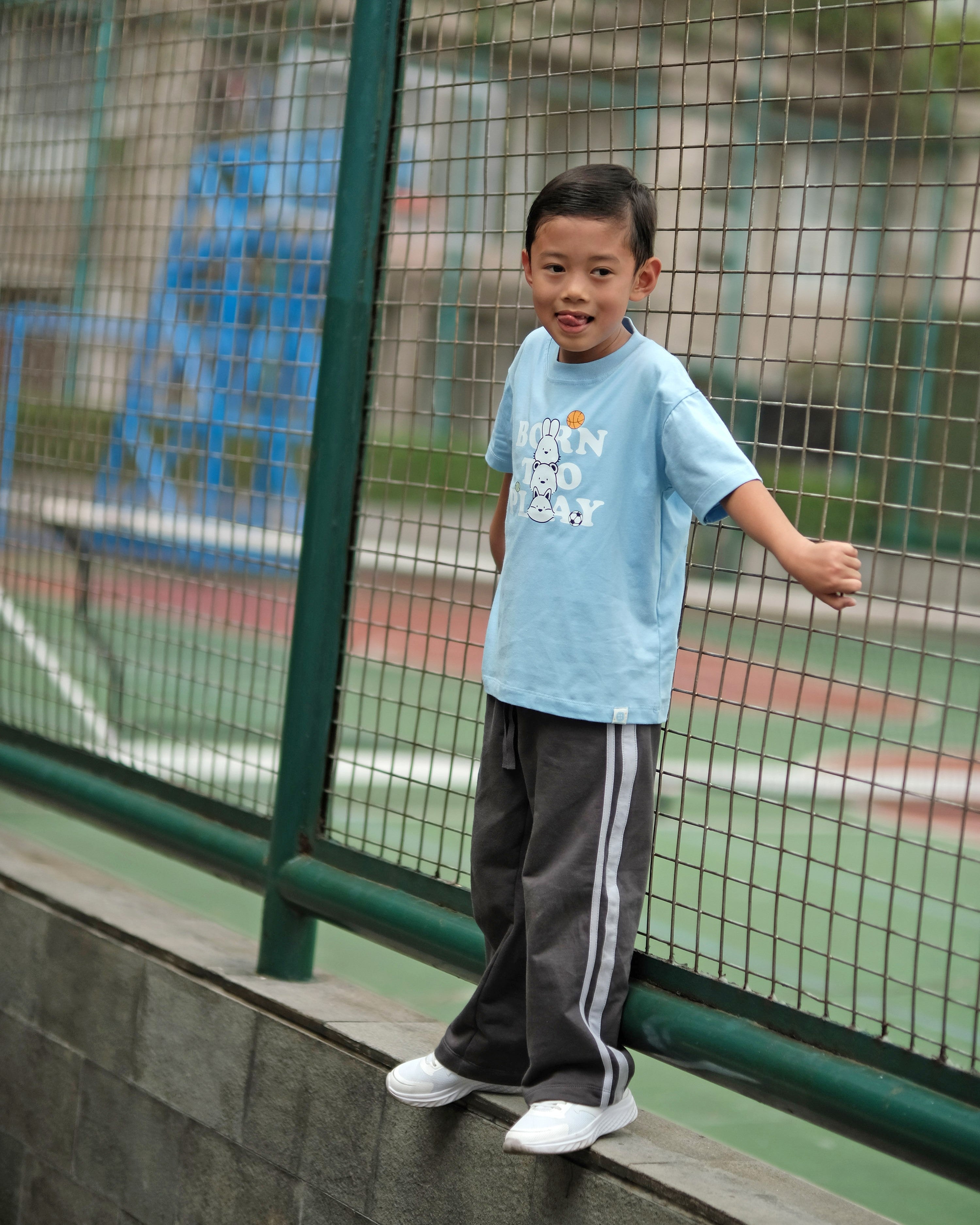 Born To Play T-Shirt in Blue