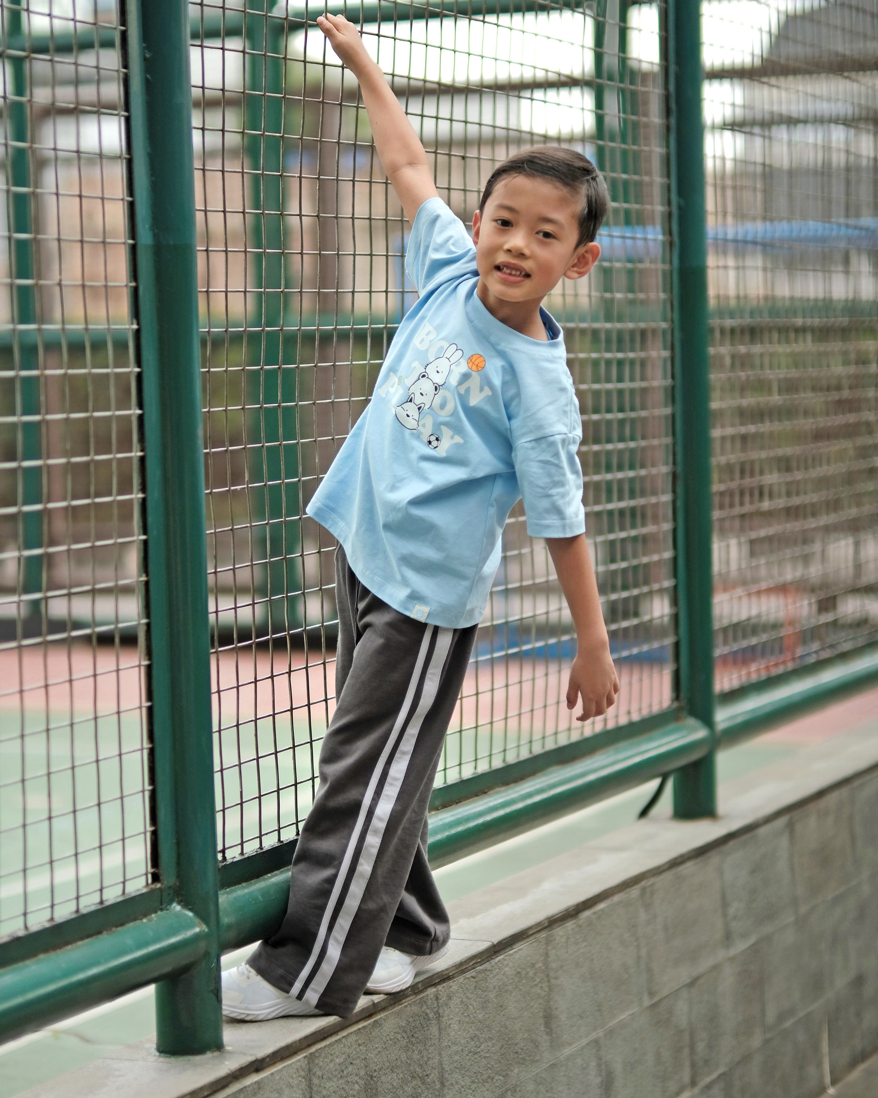 Born To Play T-Shirt in Blue