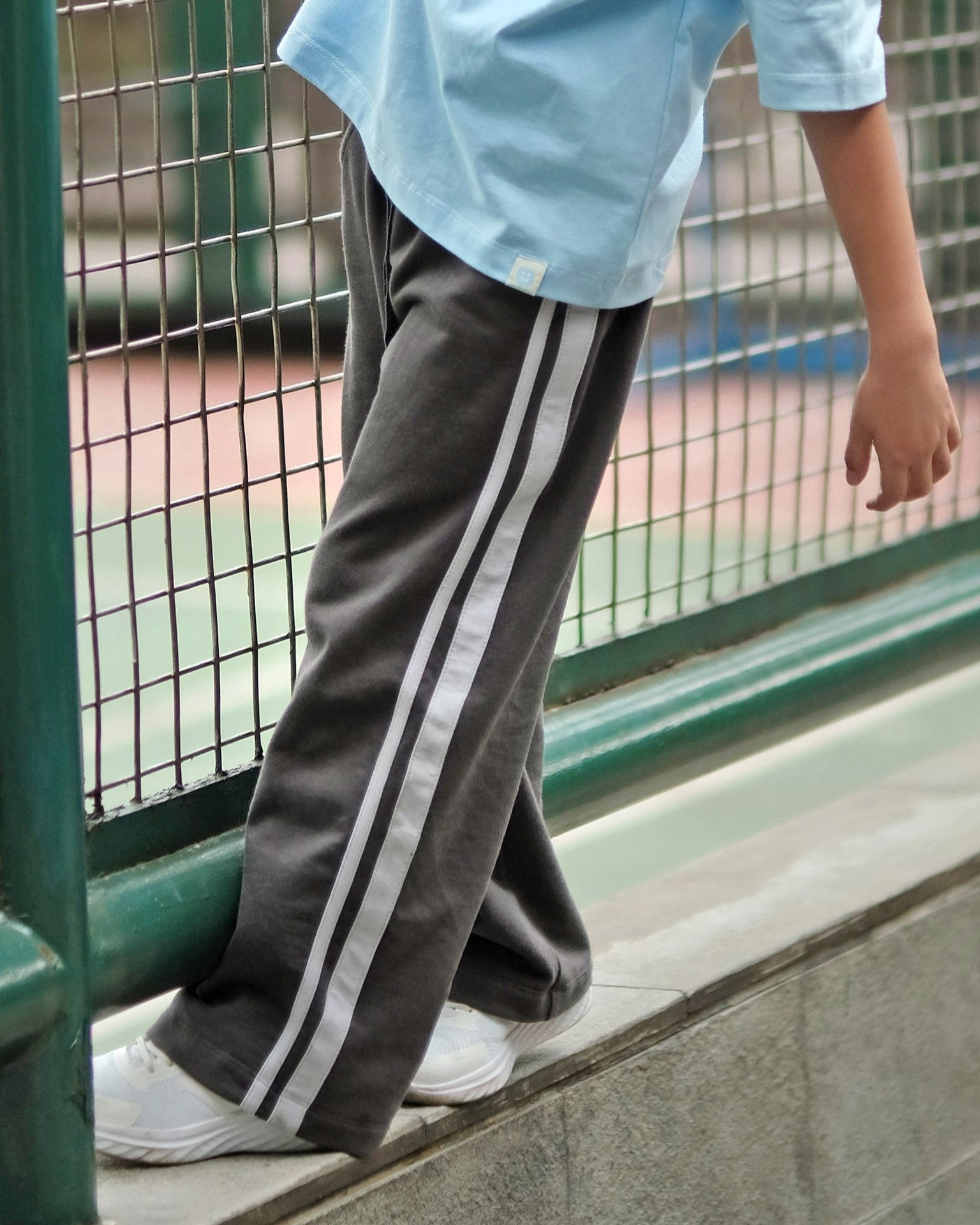 Ace Wide Leg Pants in Charcoal