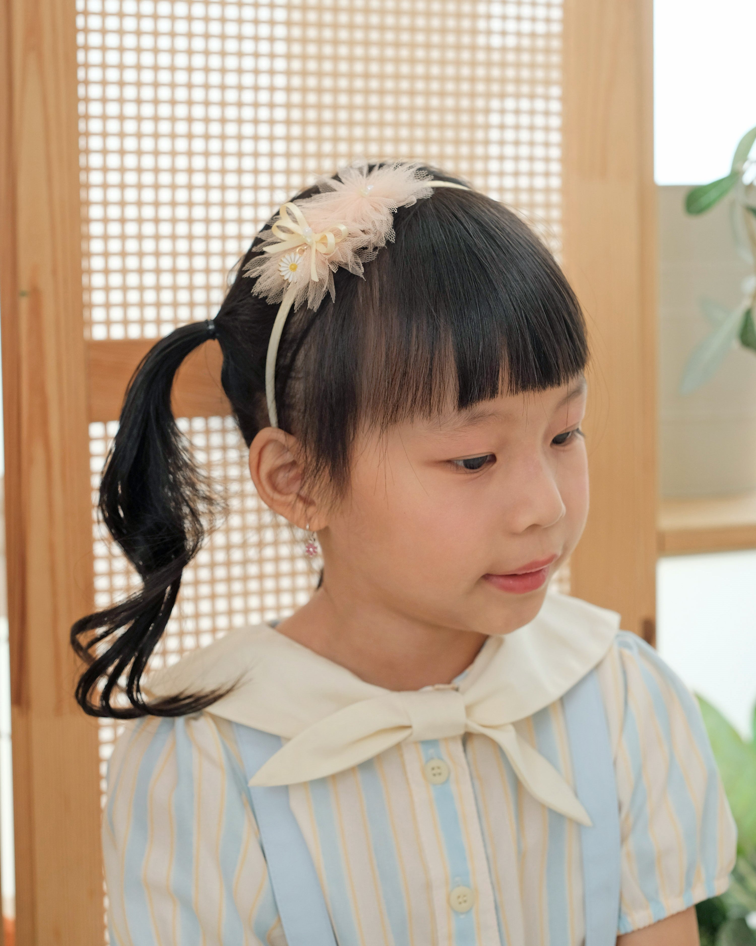 Eloise Sailor Blouse in Blue Stripe