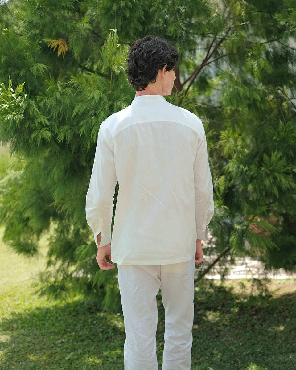 Mr. Aaron Koko Shirt in Broken White