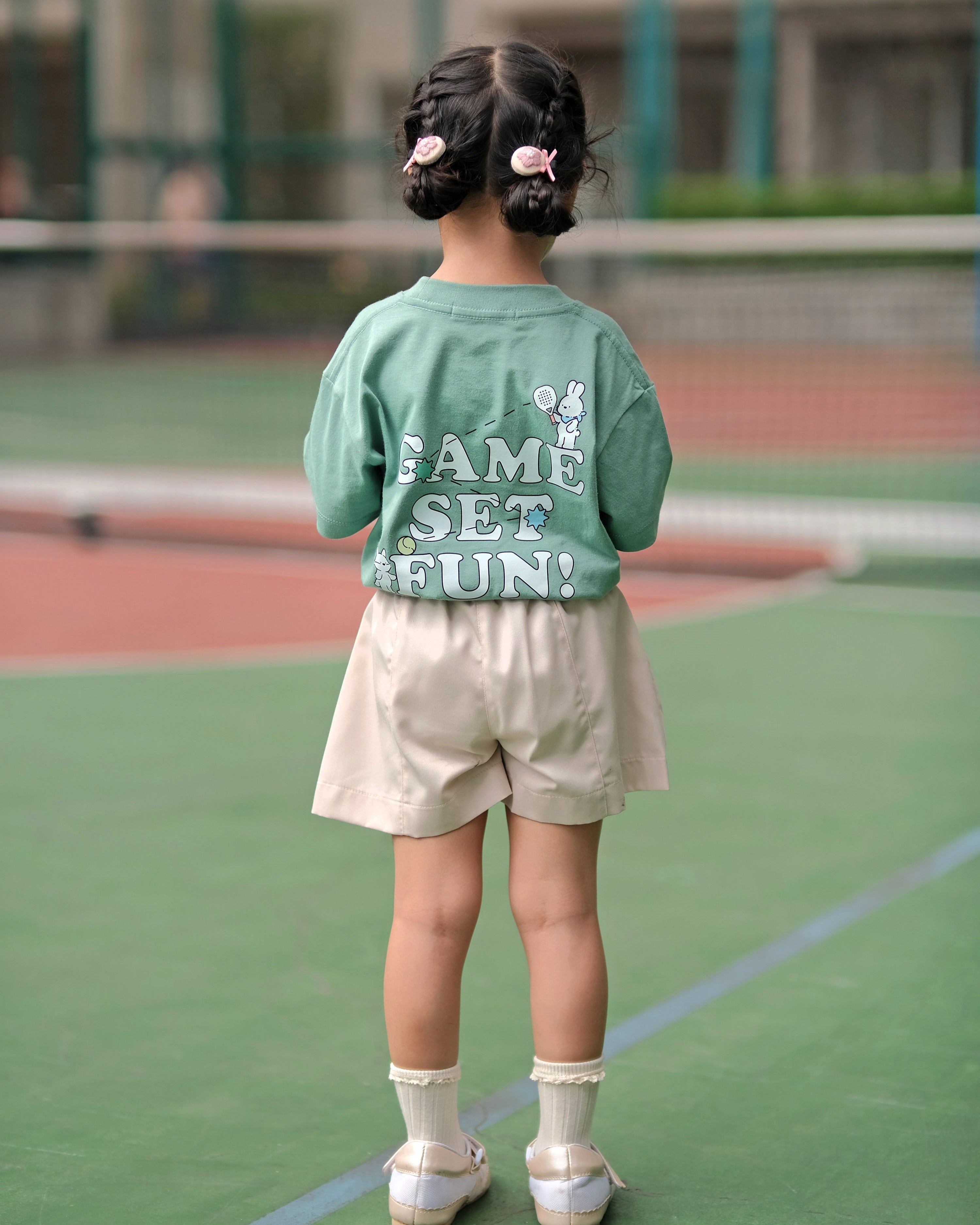 Game Set Fun! T-Shirt in Deep Teal