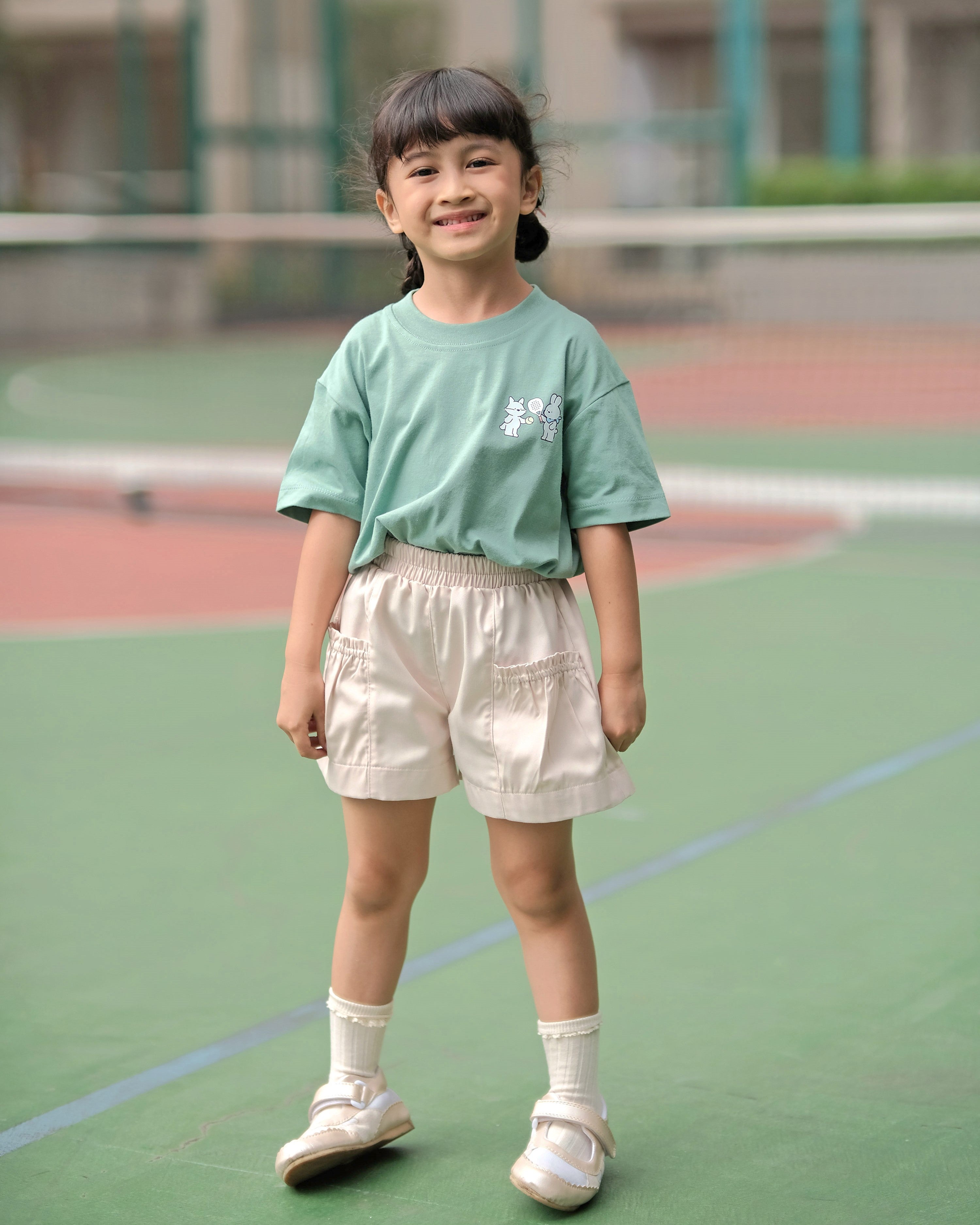 Game Set Fun! T-Shirt in Deep Teal