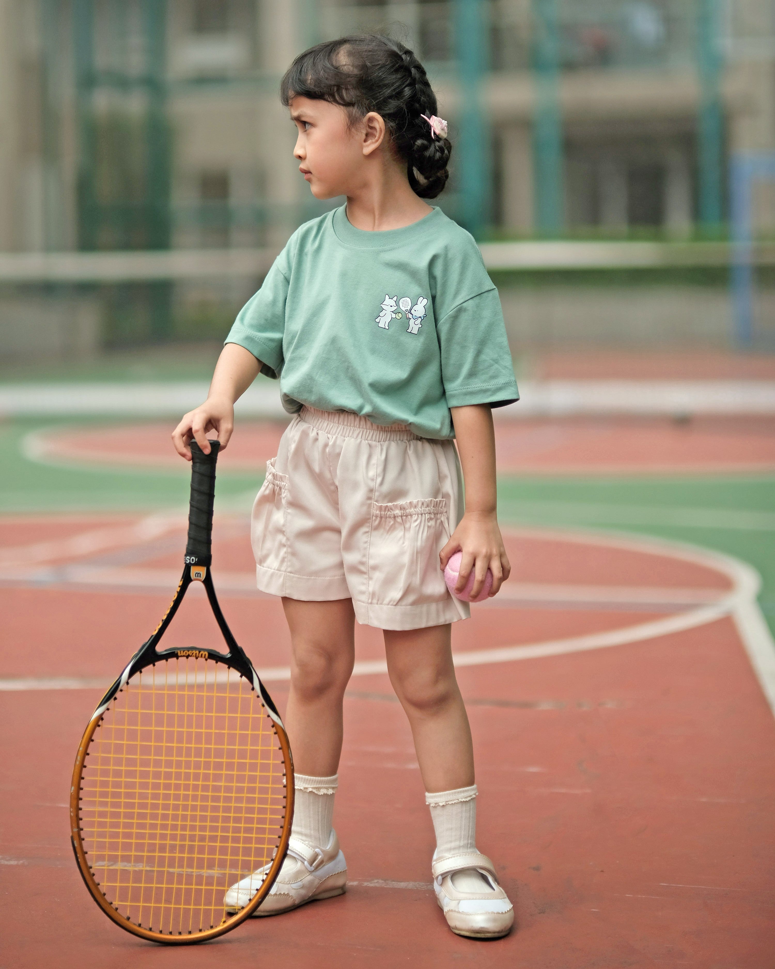 Game Set Fun! T-Shirt in Deep Teal