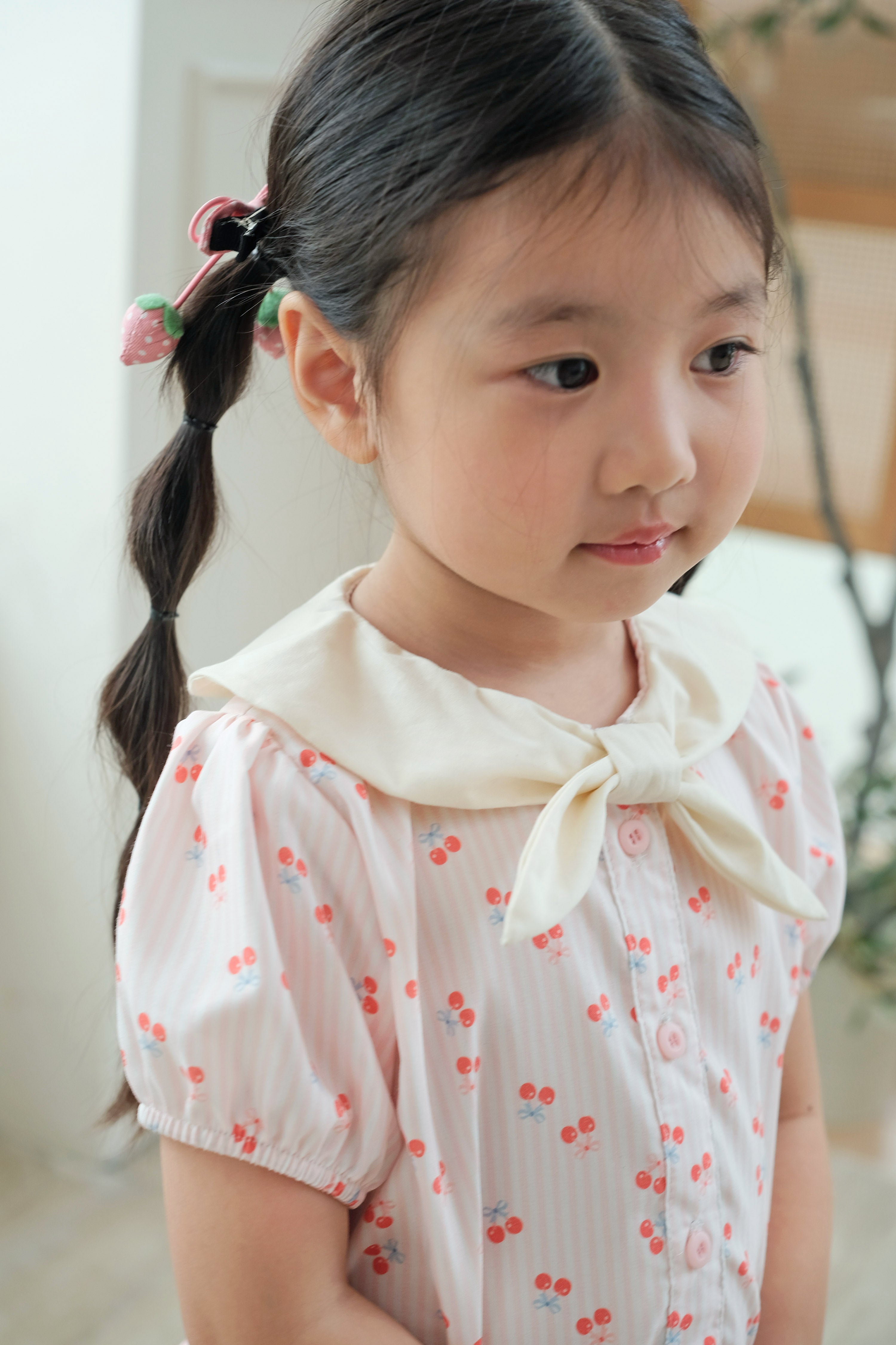 Eloise Sailor Blouse in Cherry