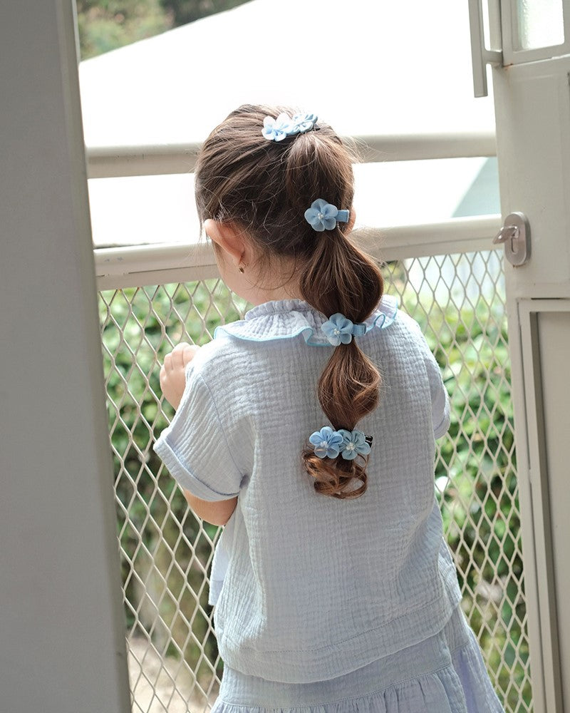 Mimi Marsh Hairpin in Blue