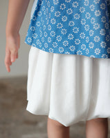 Balloon Skirt in White